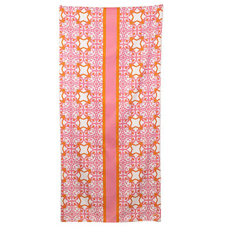 Microfiber Beach Towel -Palace Tile Pink