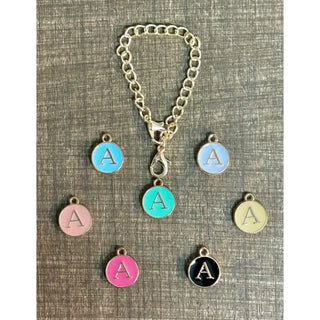 Color Enamel Charms - Pink