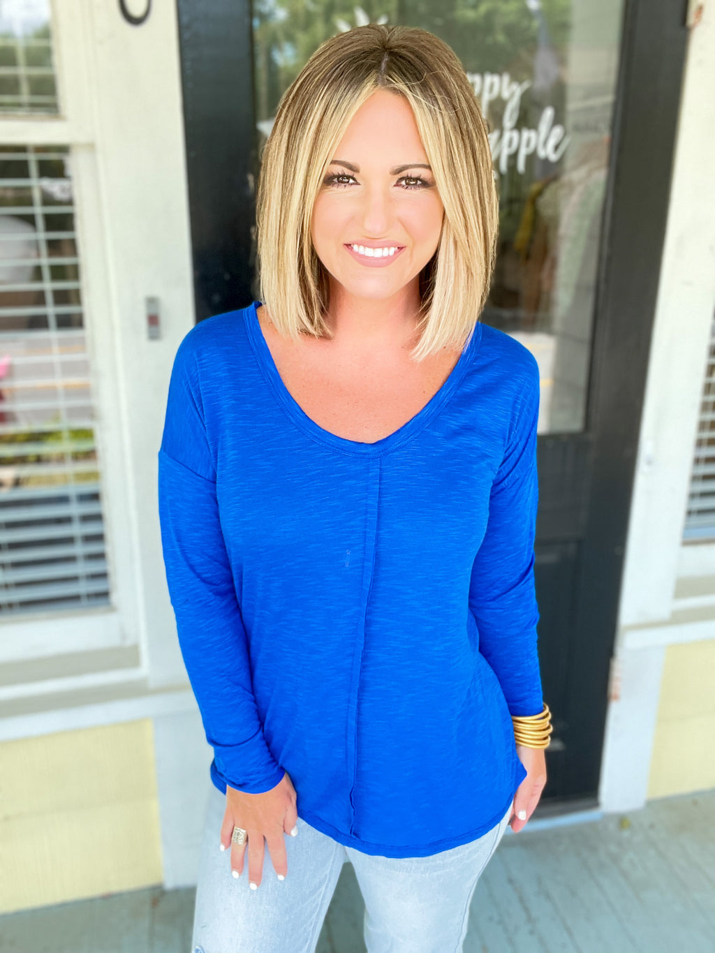 Something Like That Top Preppy Pineapple Boutique