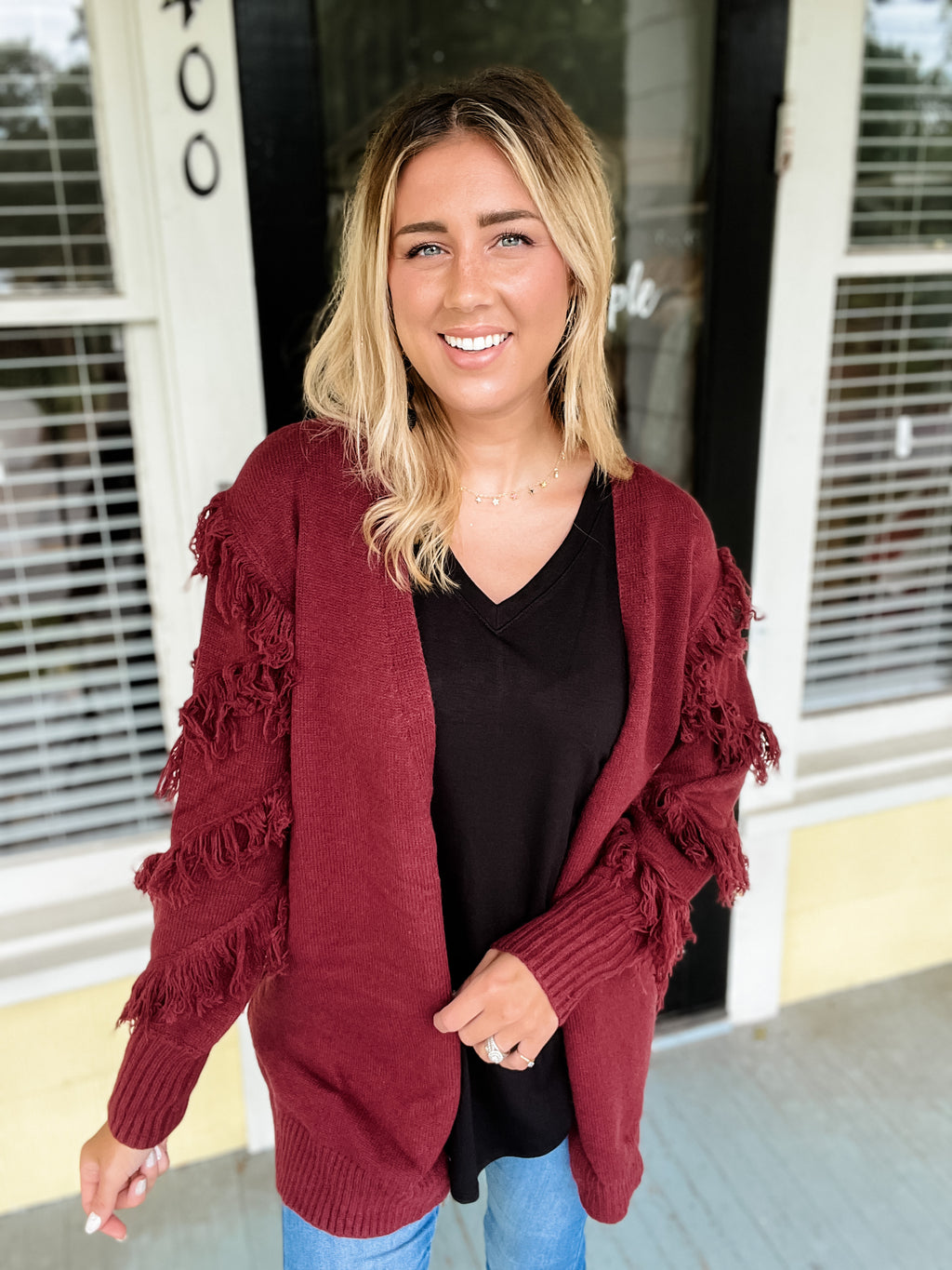 Exceed My Expectations Cardigan Preppy Pineapple Boutique