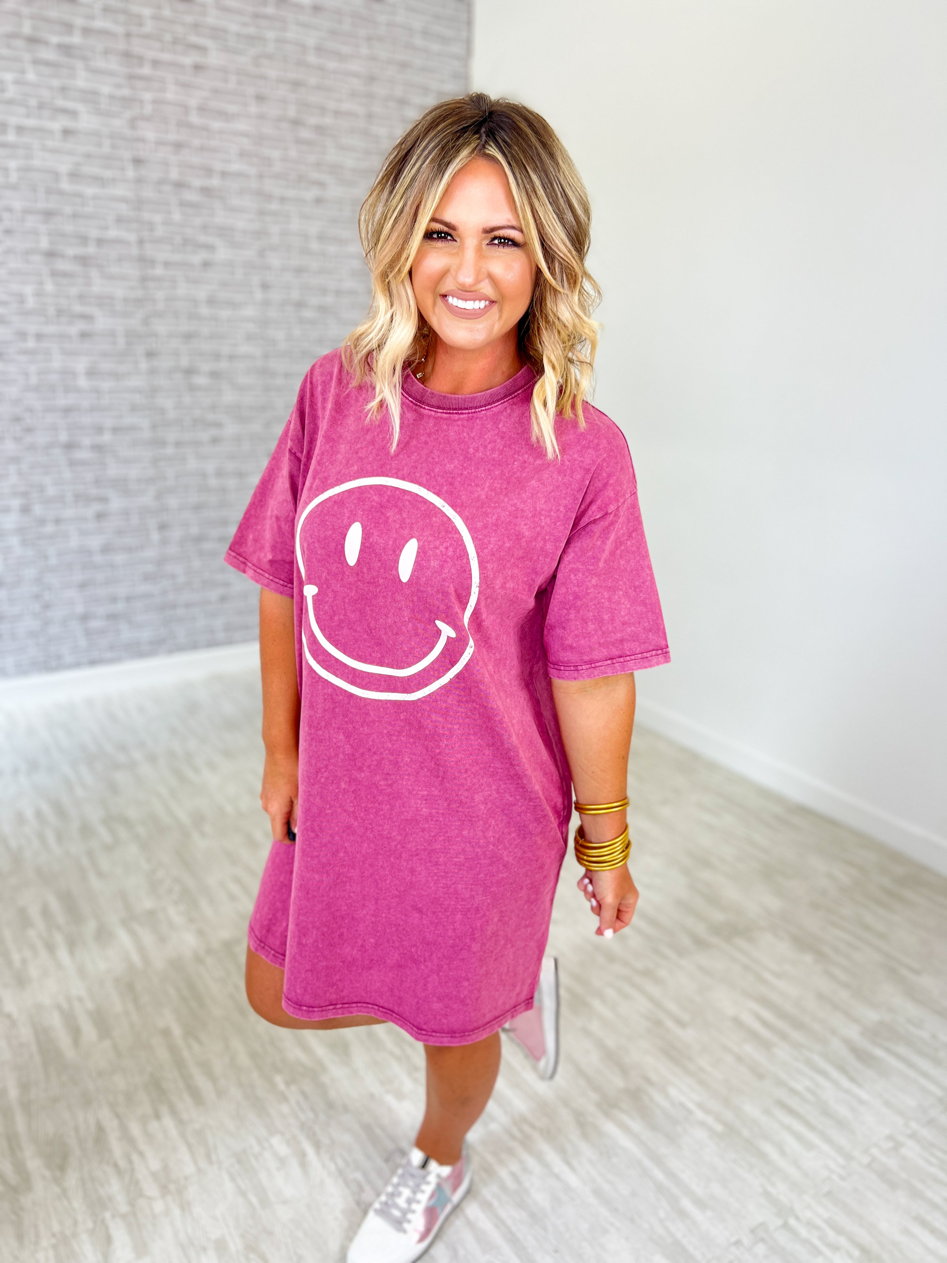 A Reason To Smile T-Shirt Dress