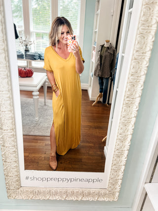 Cause and Effect Oversized Maxi Dress