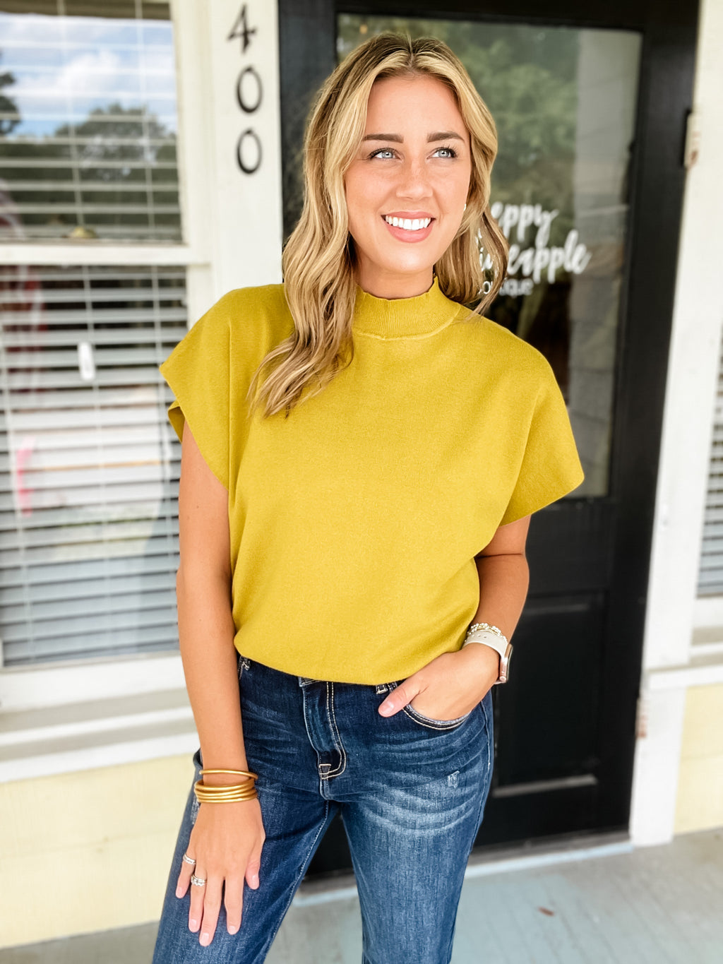 Beautiful Gift Top Preppy Pineapple Boutique