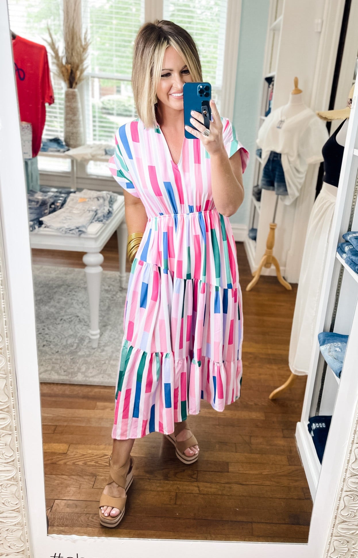 preppy maxi dress Do Big Things Maxi Dress