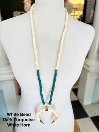 PPB Handmade Horn Necklaces