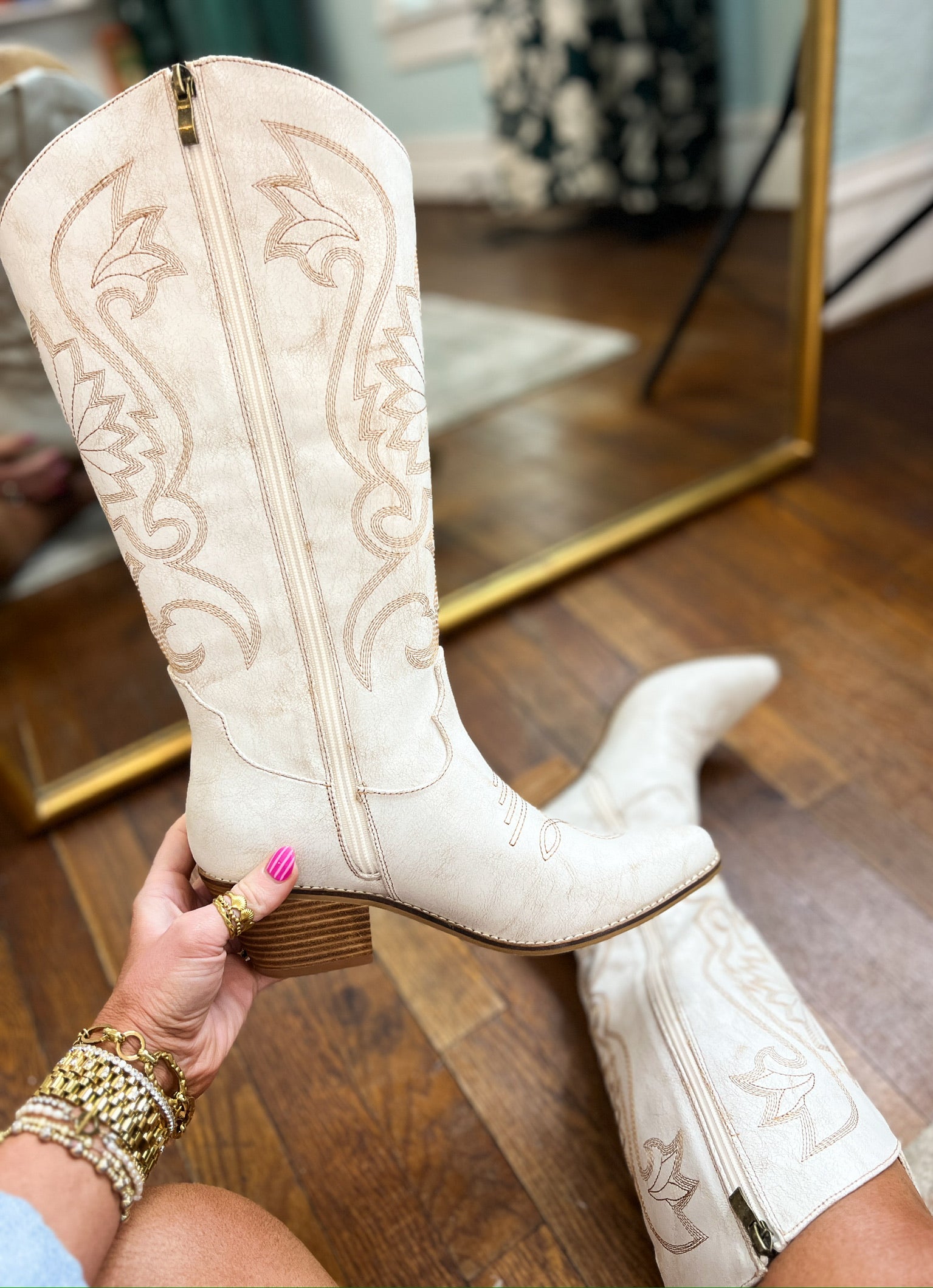 Corkys | Just In Case Boots - White Crackle