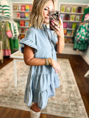 Always the One Denim Dress - Medium Indigo