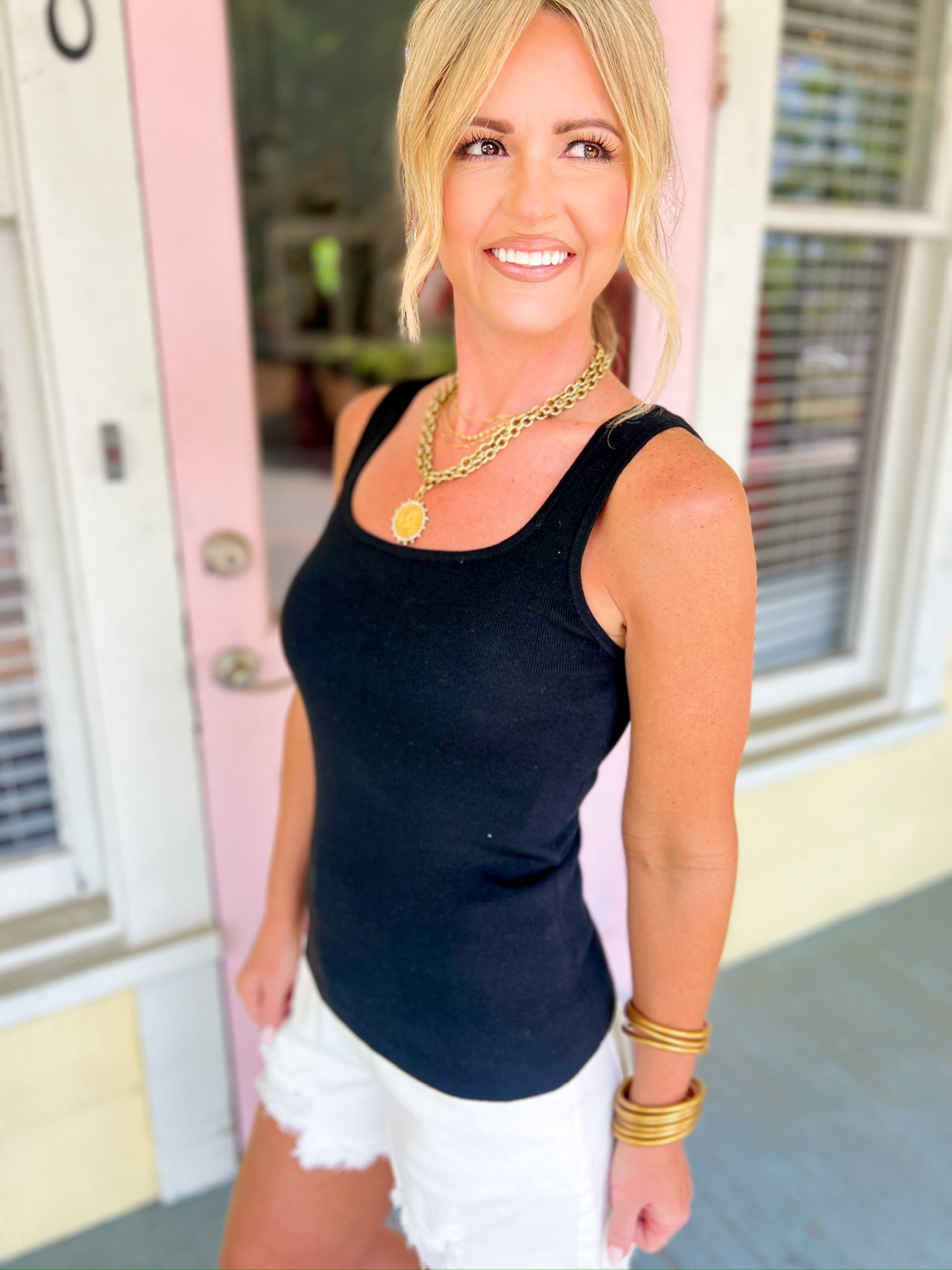 Set It Up Sleeveless Top