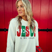 Jesus is the Reason Glitter Tee