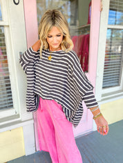 Let it Be Stripe Top