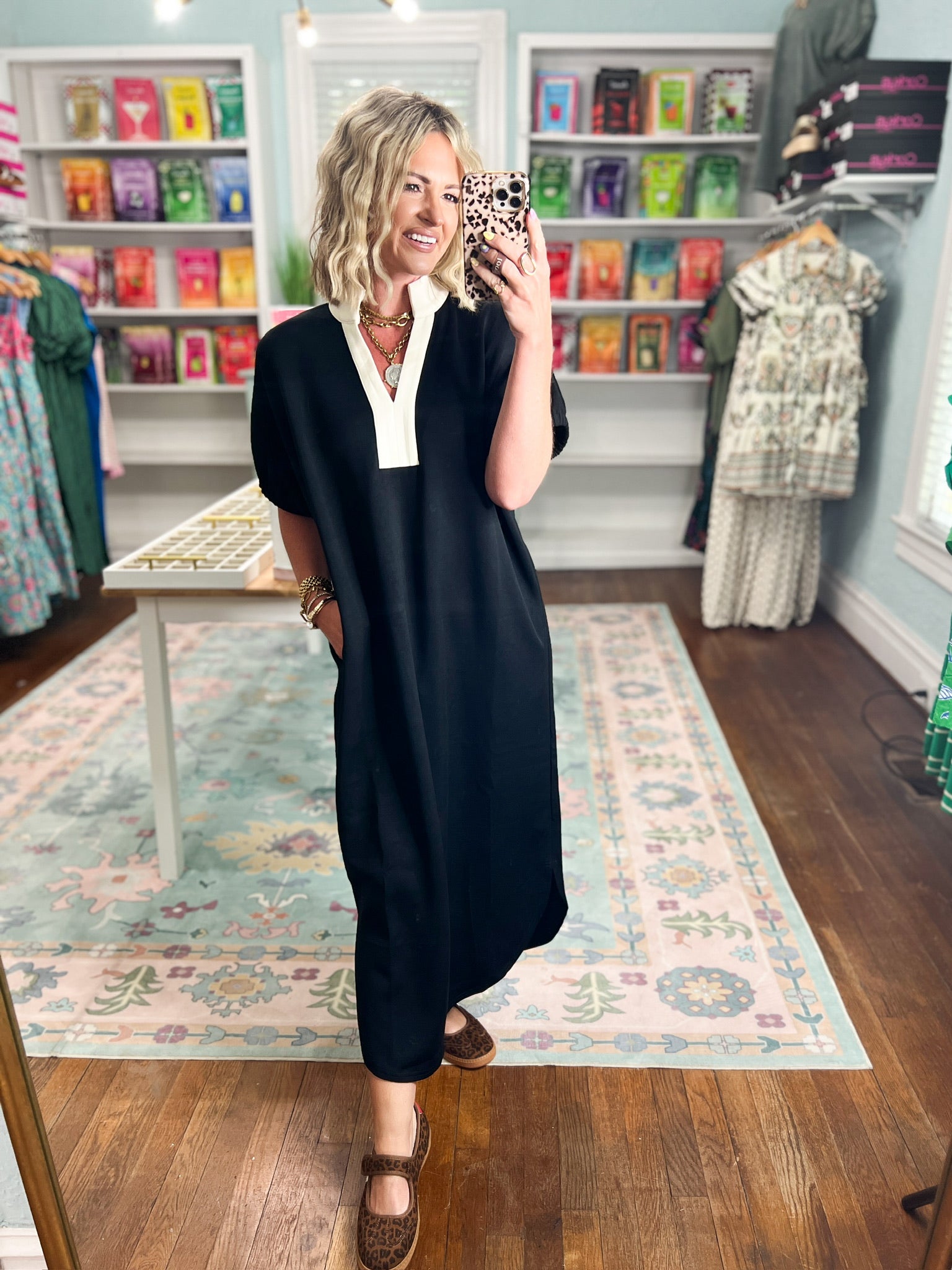 Your Time Midi Dress - Black