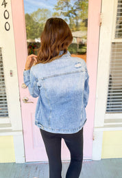 Risen Relaxed Fit Vintage Denim Jacket