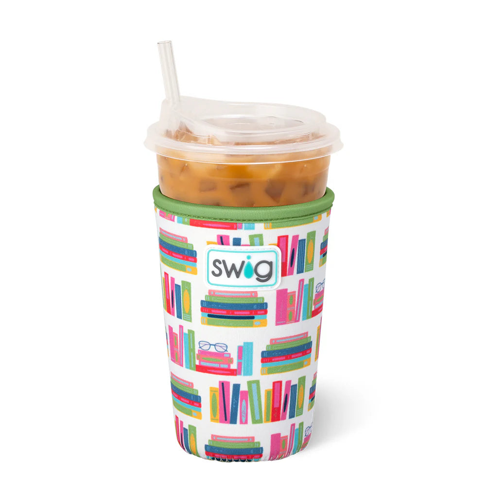 Swig |Medium Swig Iced Cup Coolie - Book Club