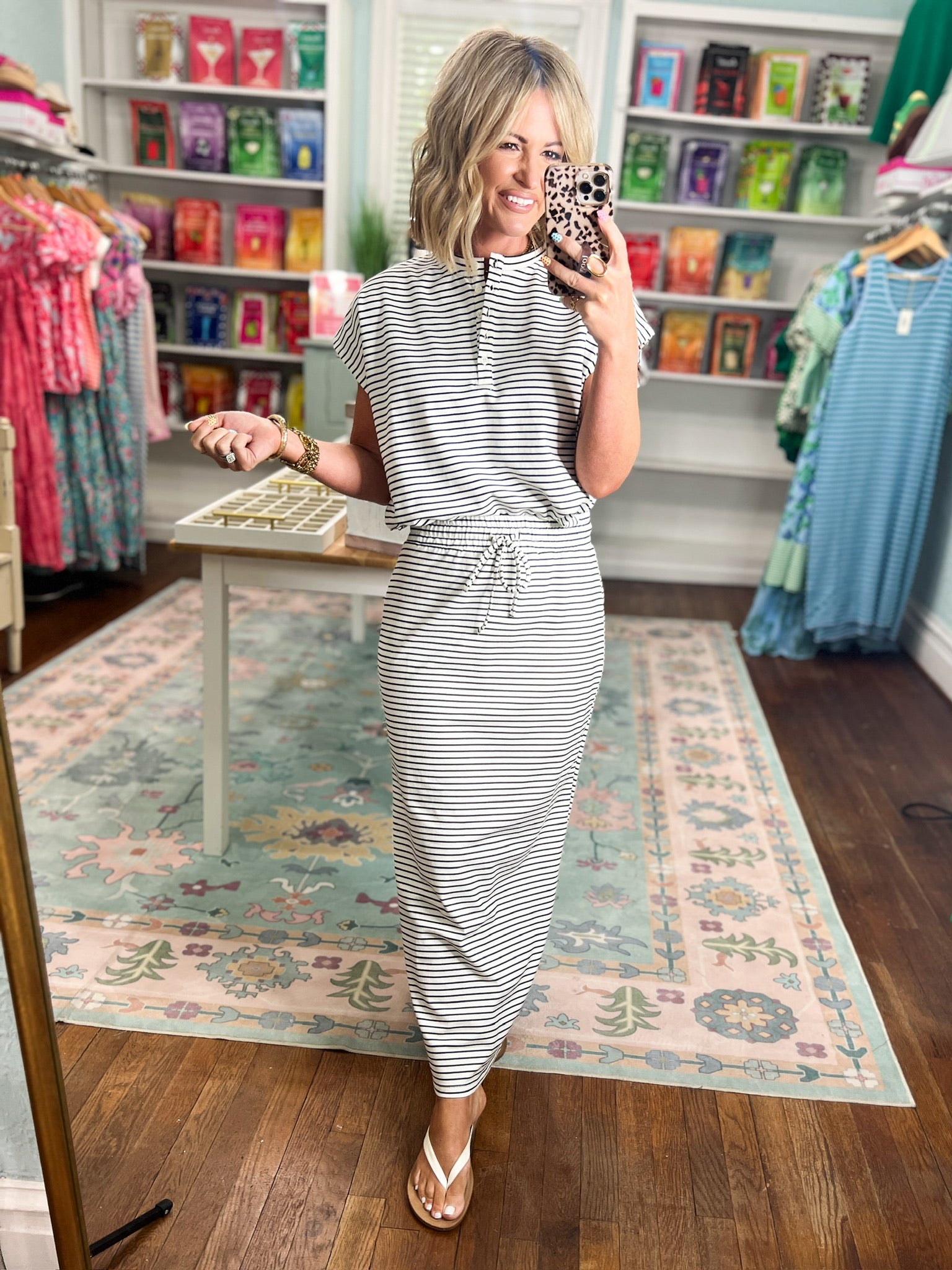 You Make It Easy Knit Skirt and Top Set