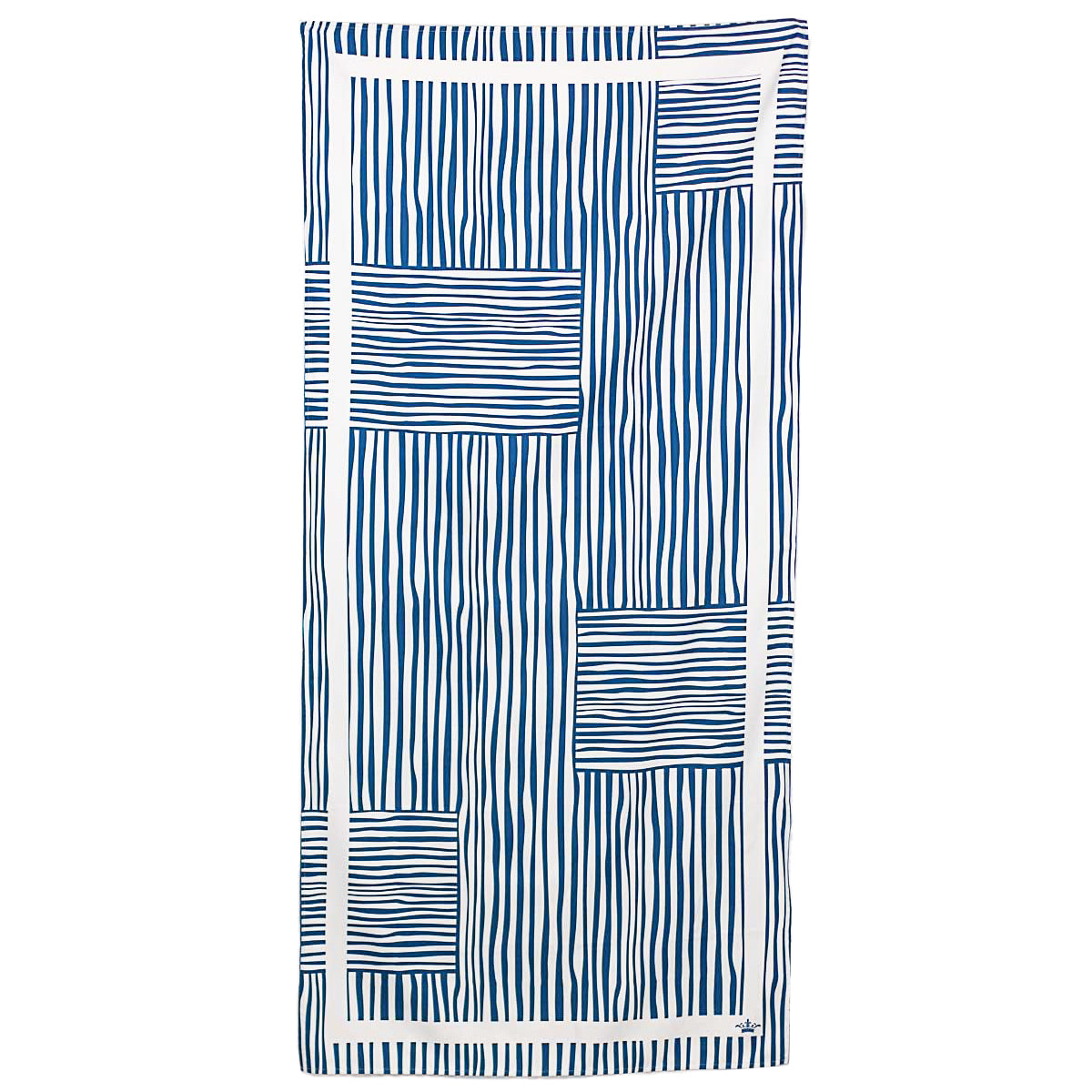 Microfiber Beach Towel -Fiji Stripe Royal