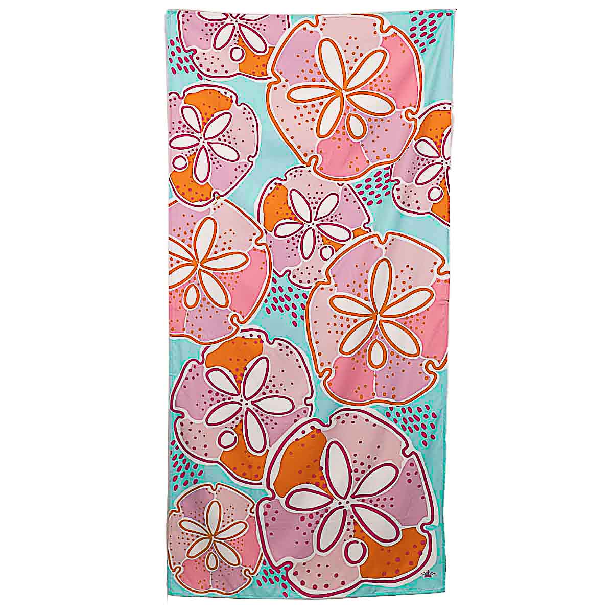 Microfiber Beach Towel - Sand Dollar