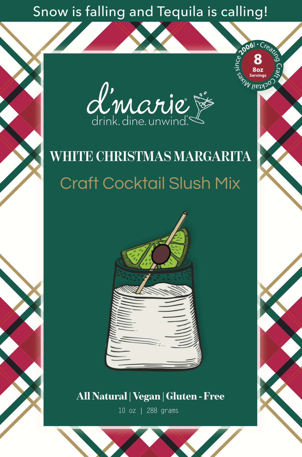 D'Marie | White Christmas Margarita
