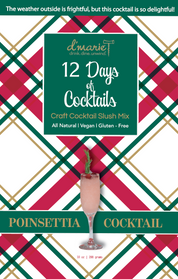 D'Marie 12 Days of Cocktails - Poinsettia Cocktail