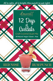 D'Marie 12 Days of Cocktails - Red Nose Rum Punch