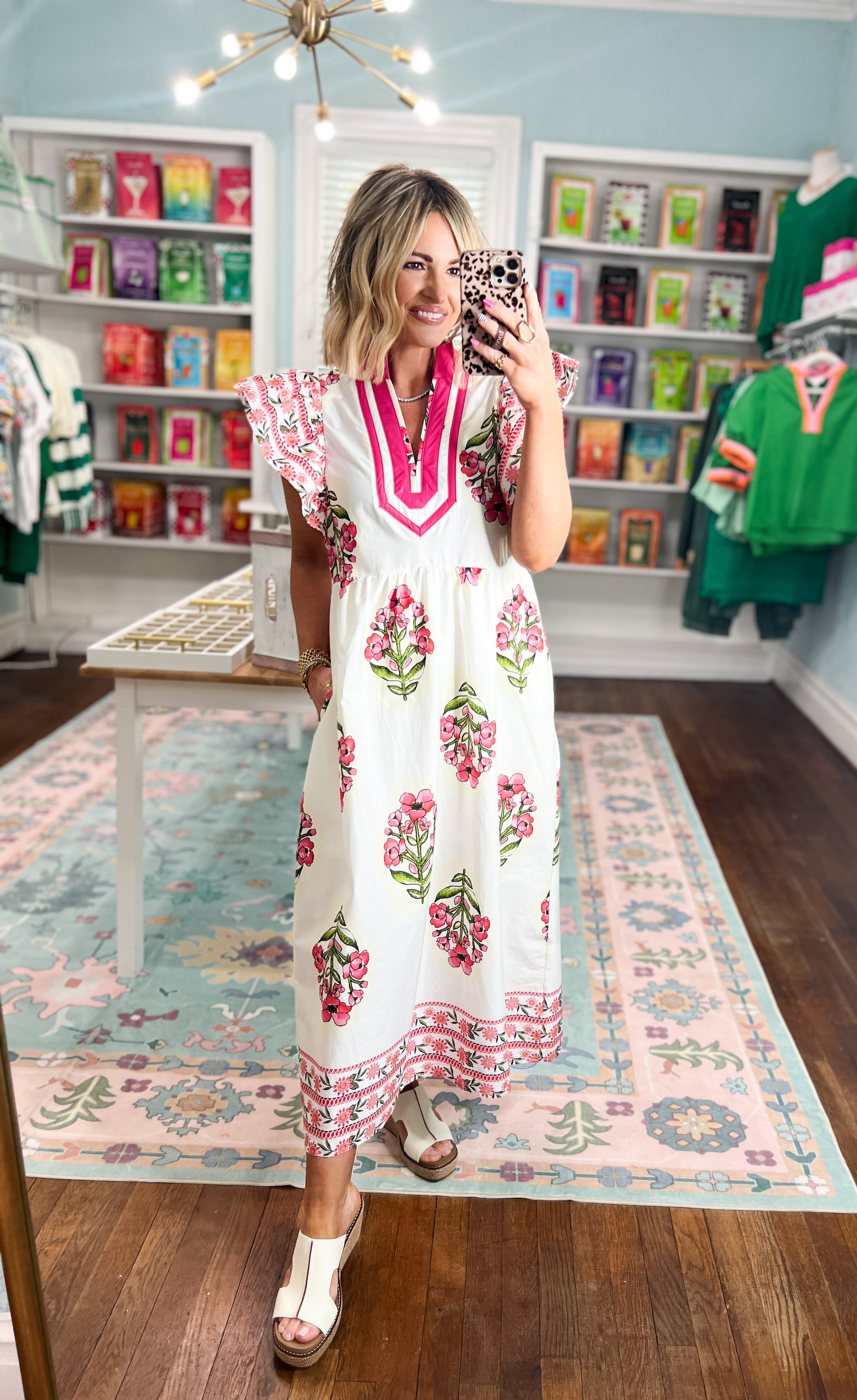 Sweet Bloom Midi Dress