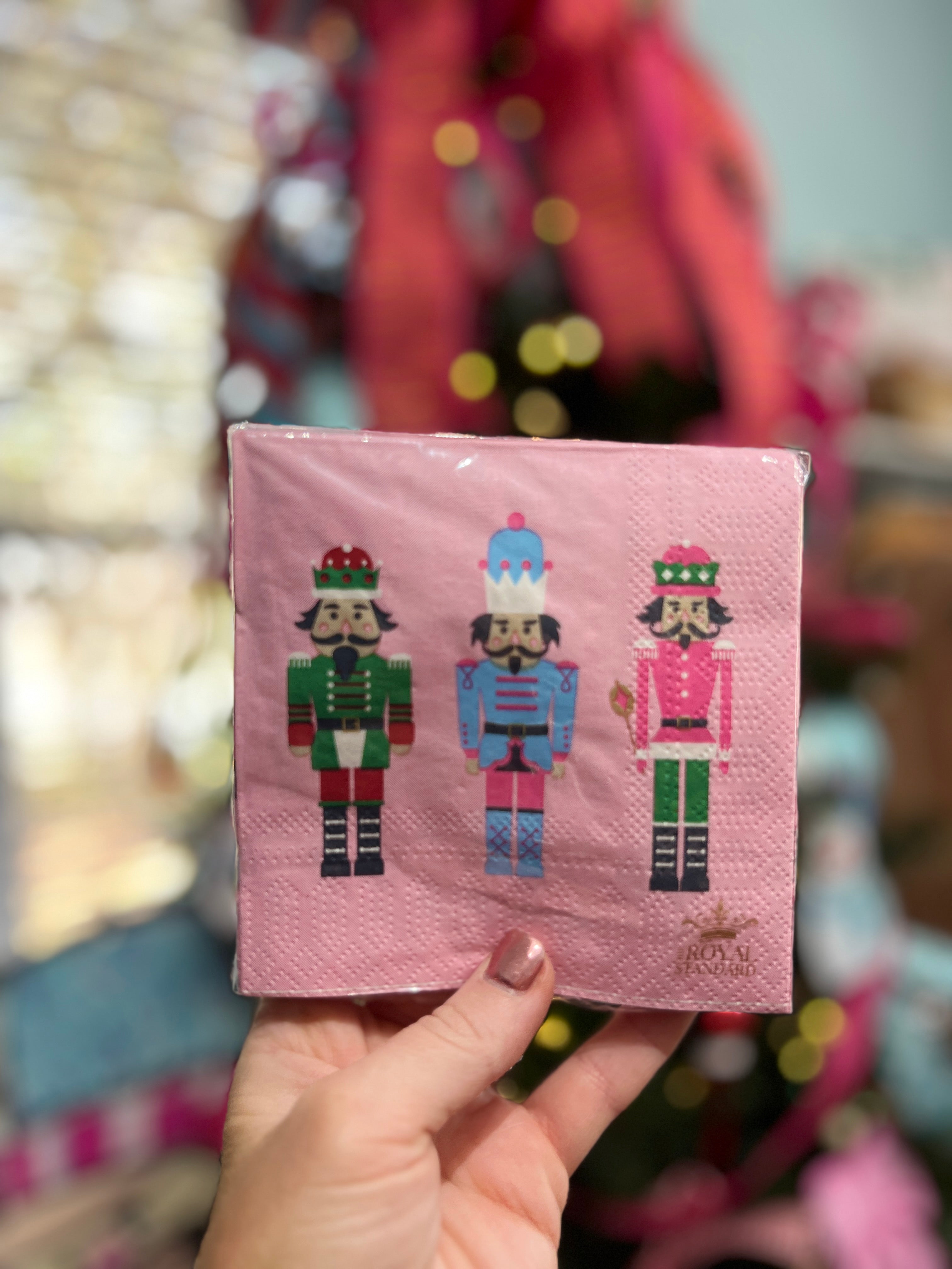 Nutcracker March Cocktail Napkins – Preppy Pineapple Boutique