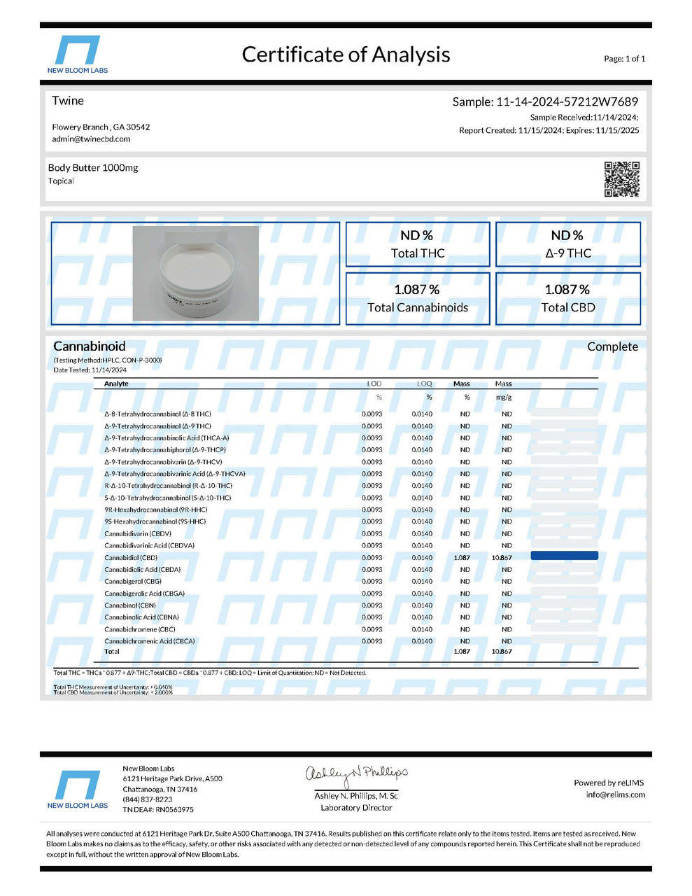 Twine Body Butter - Citrus Sunrise
