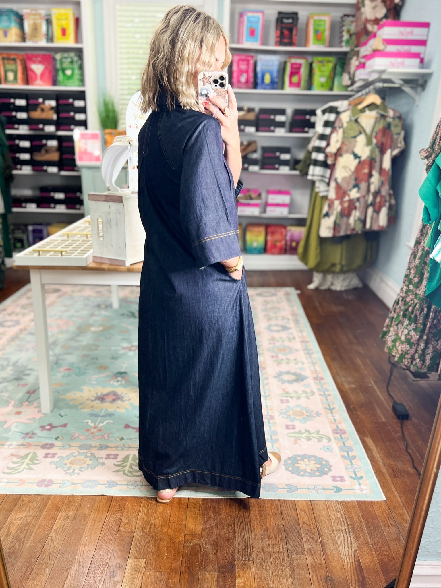 Forever Classic Denim Maxi - Dark