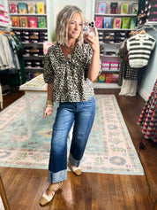 Feeling Fun Leopard Print Blouse