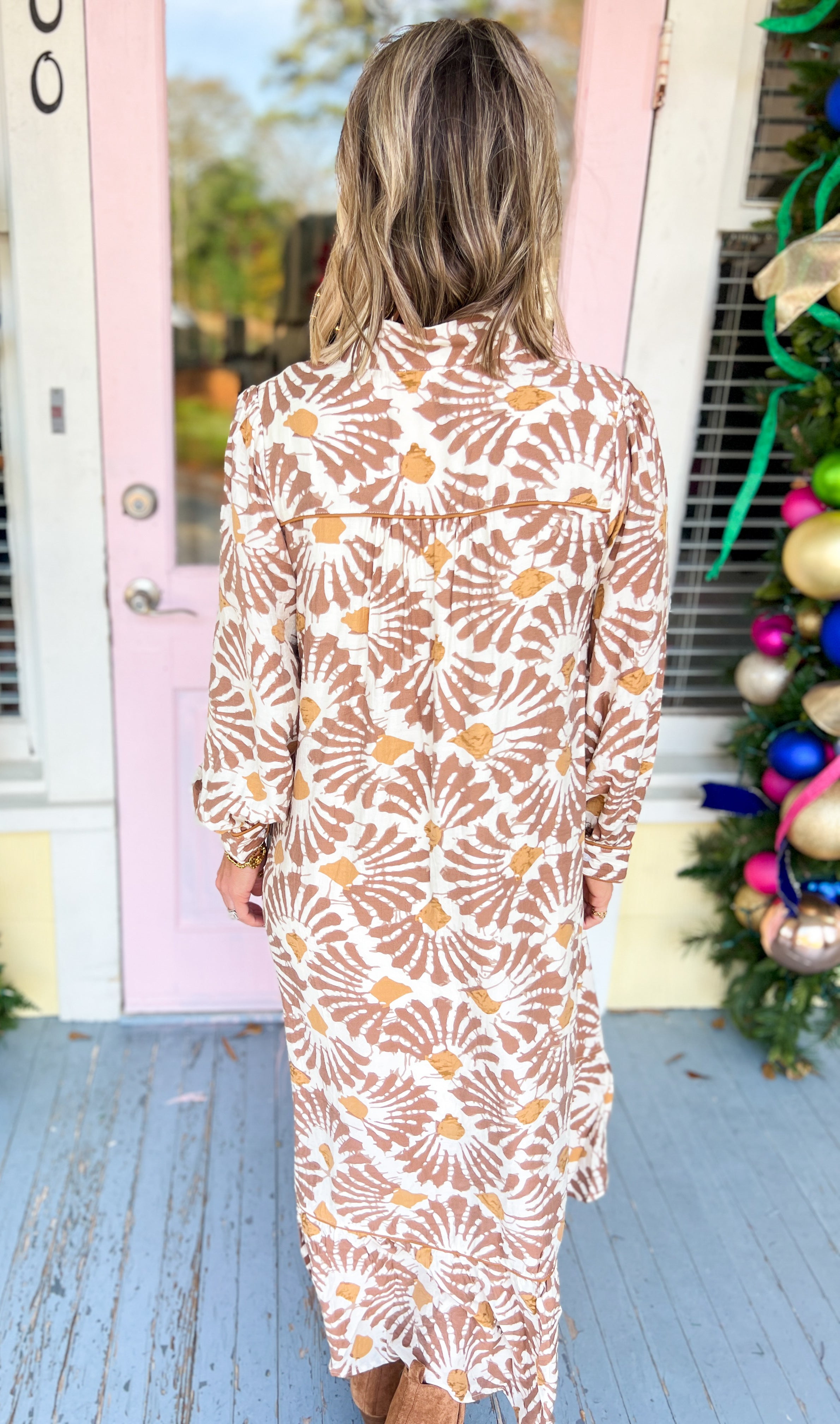 The Inspiration Boho Midi Dress