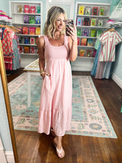 Sweet Surrender Smocked Bodice Maxi Dress