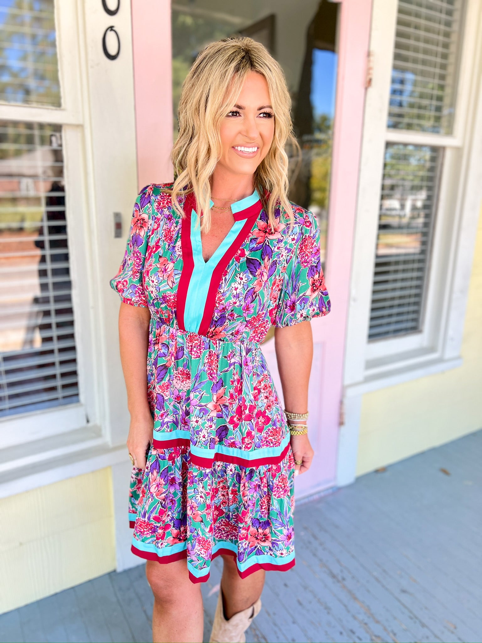 Blooming Personality Mini Dress