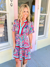 Blooming Personality Mini Dress