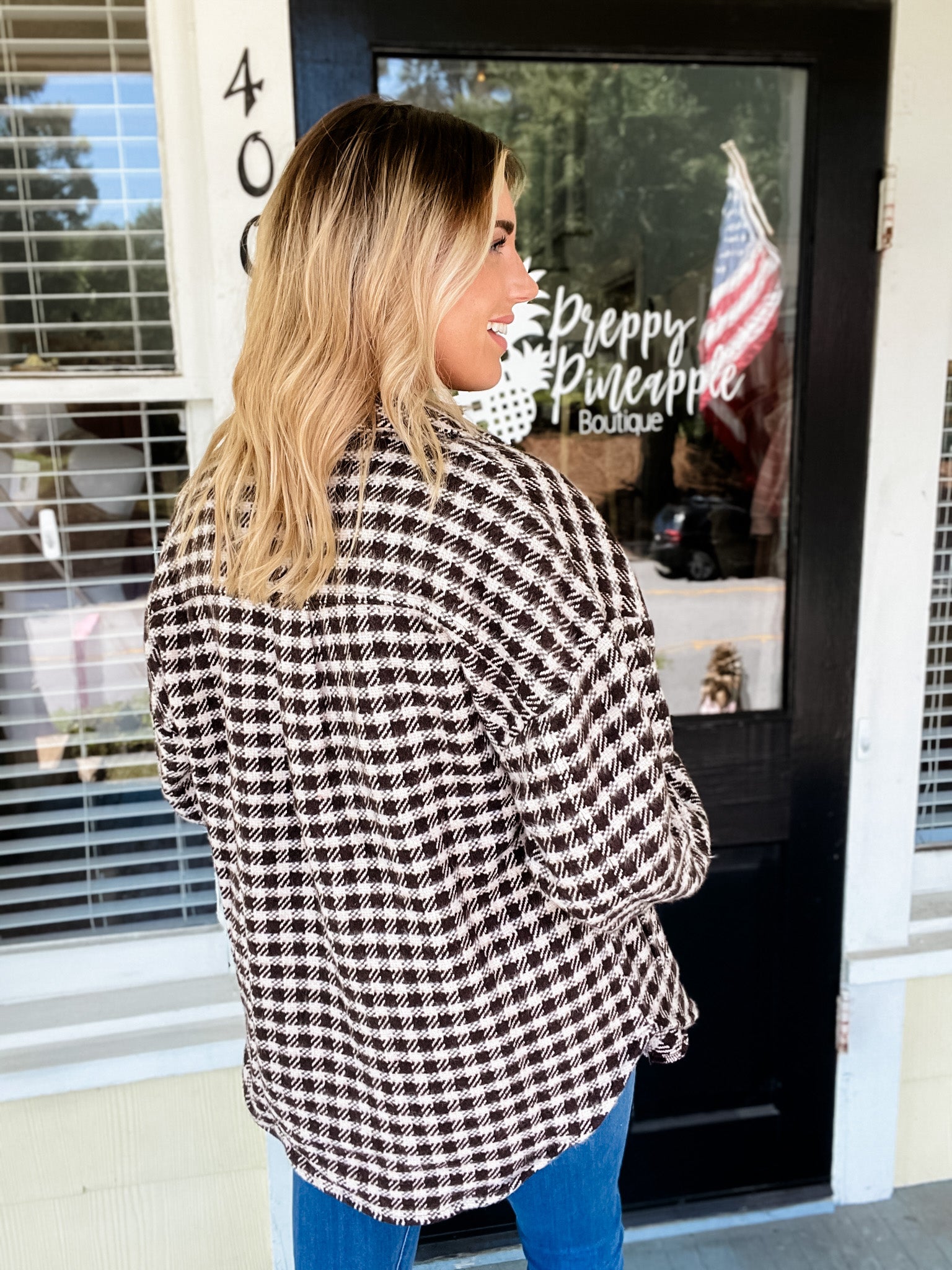 Campfire Crush Gingham Jacket