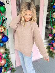 Perfect Classic Chenille Raglan Sweater - Heather Cocoa