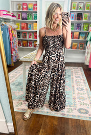Unforgettably Fierce Leopard Jumpsuit