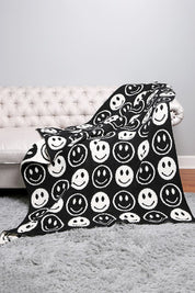 Smile Patterned Reversible Blanket