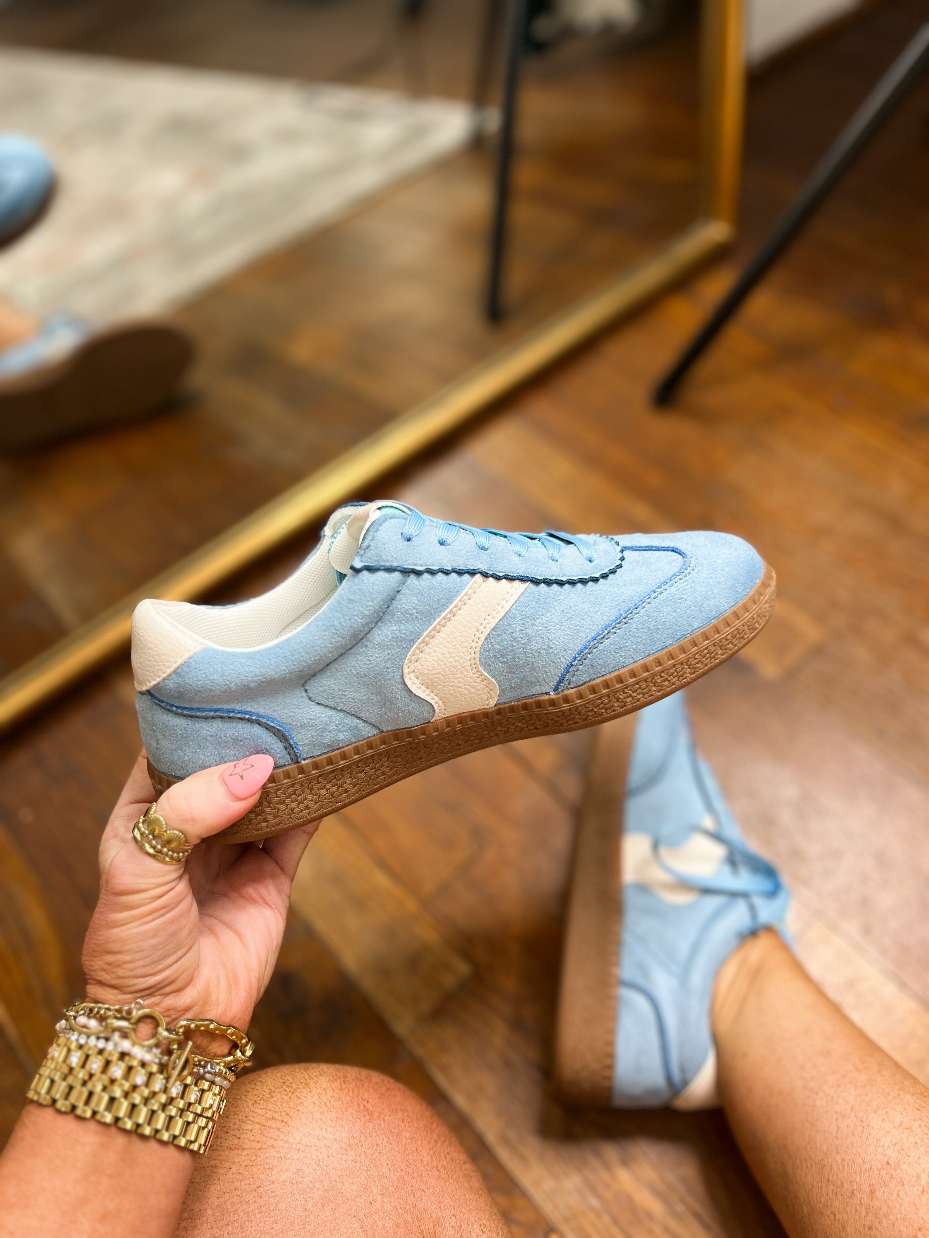 Corkys | Spoiler Alert Sneakers - Light Blue