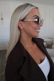 Gold Diamond Studs