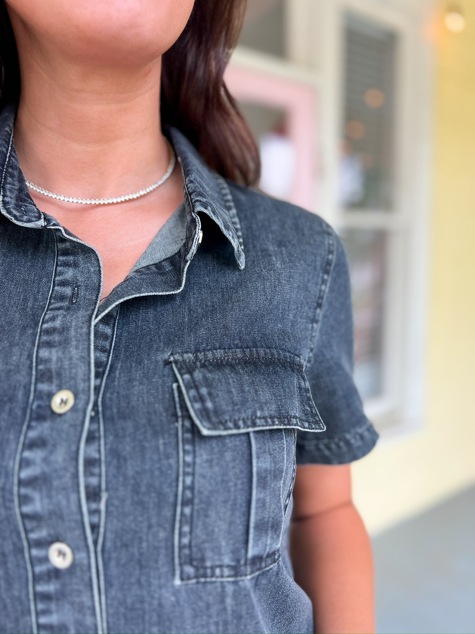 Doubt Me Now Denim Dress