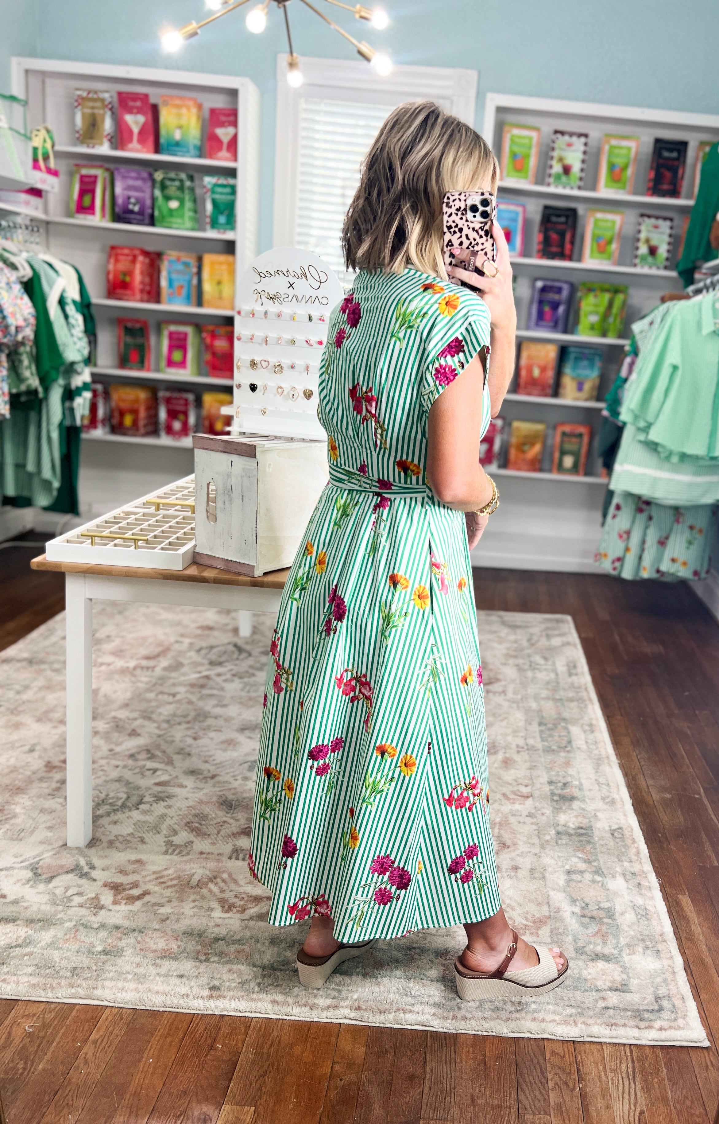 Staying Optimistic Floral Midi Dress
