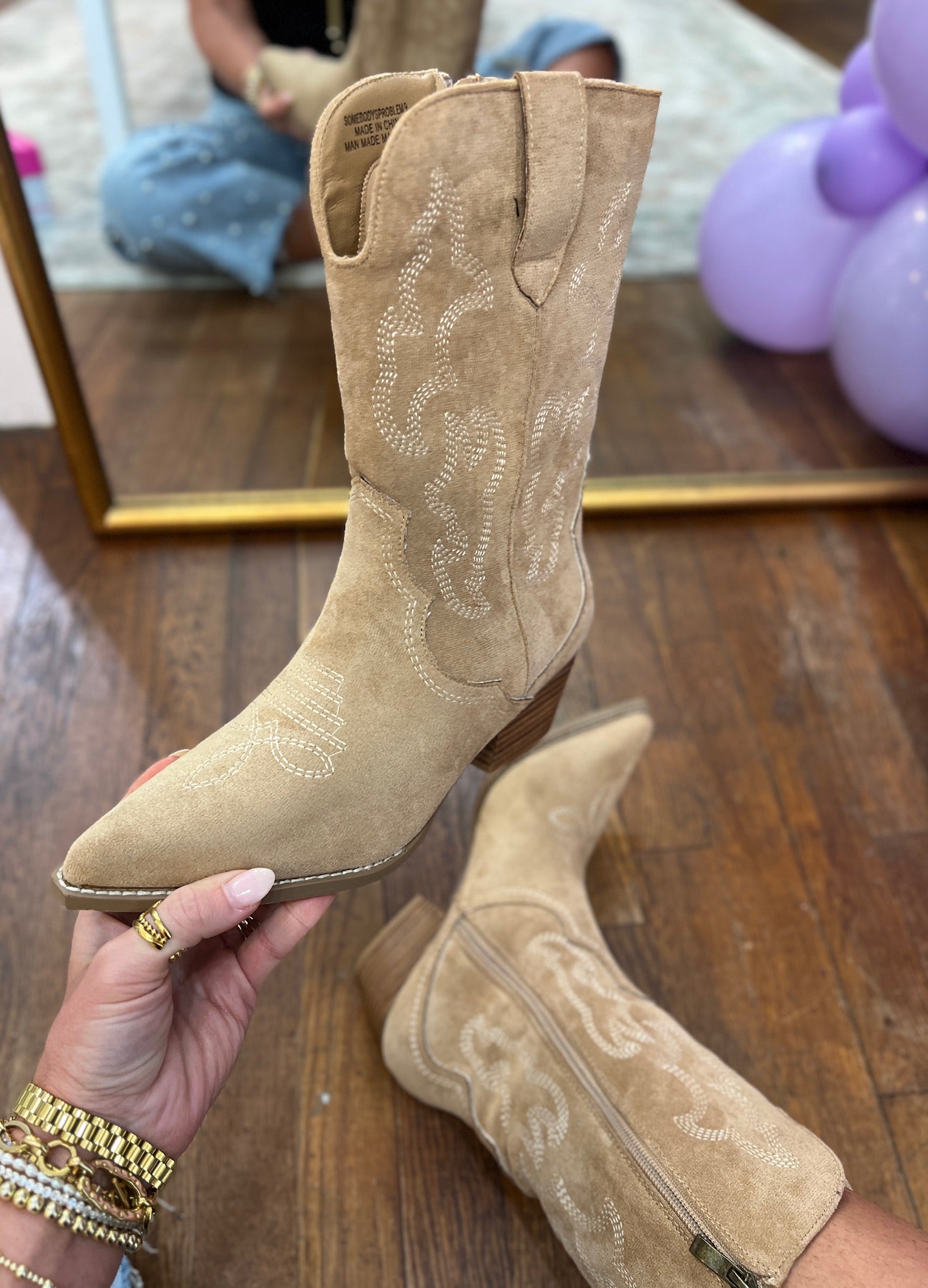 Corkys | Somebody's Problem - Camel Faux Suede