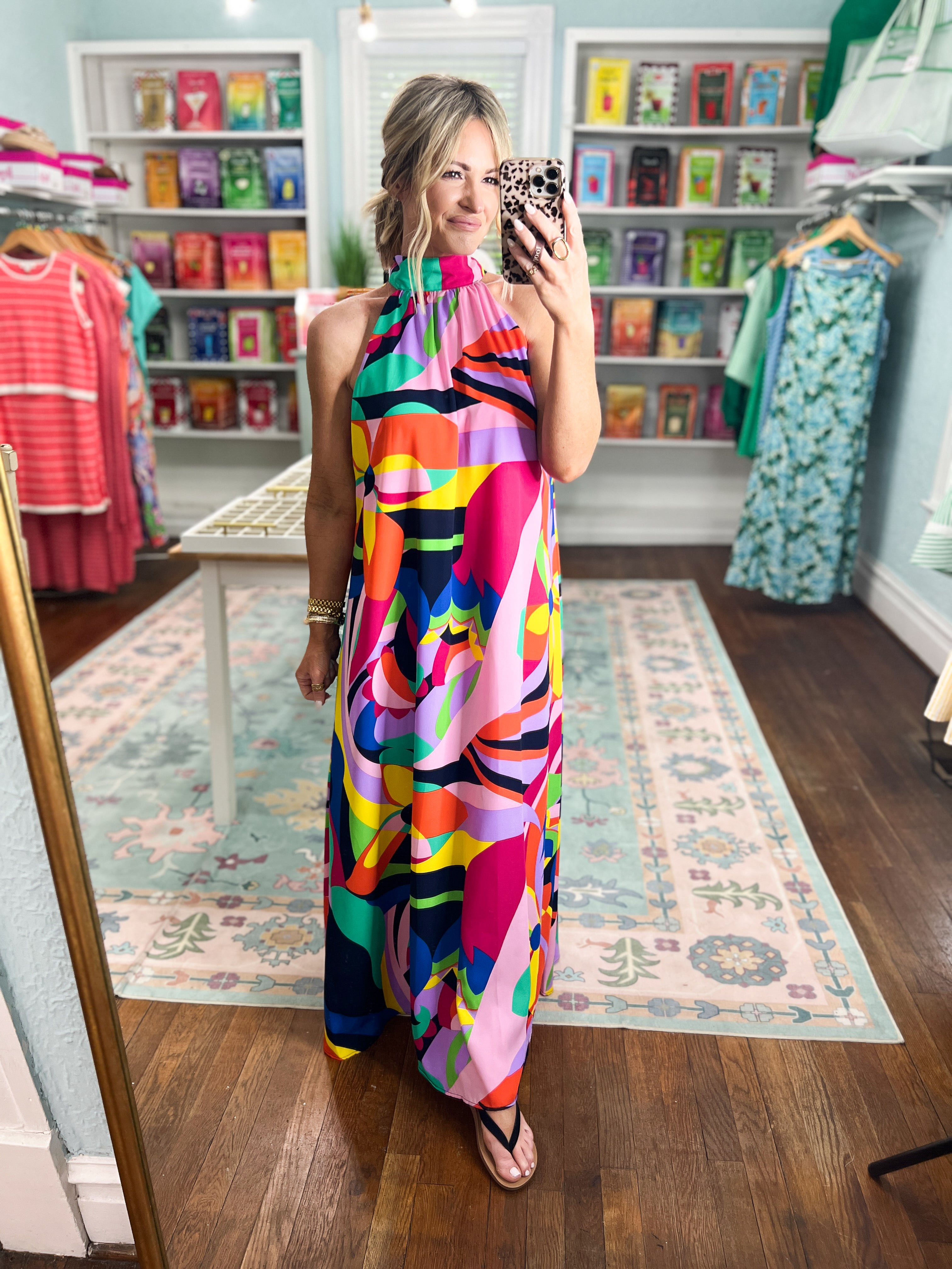 Forever Starts Here Halter Maxi