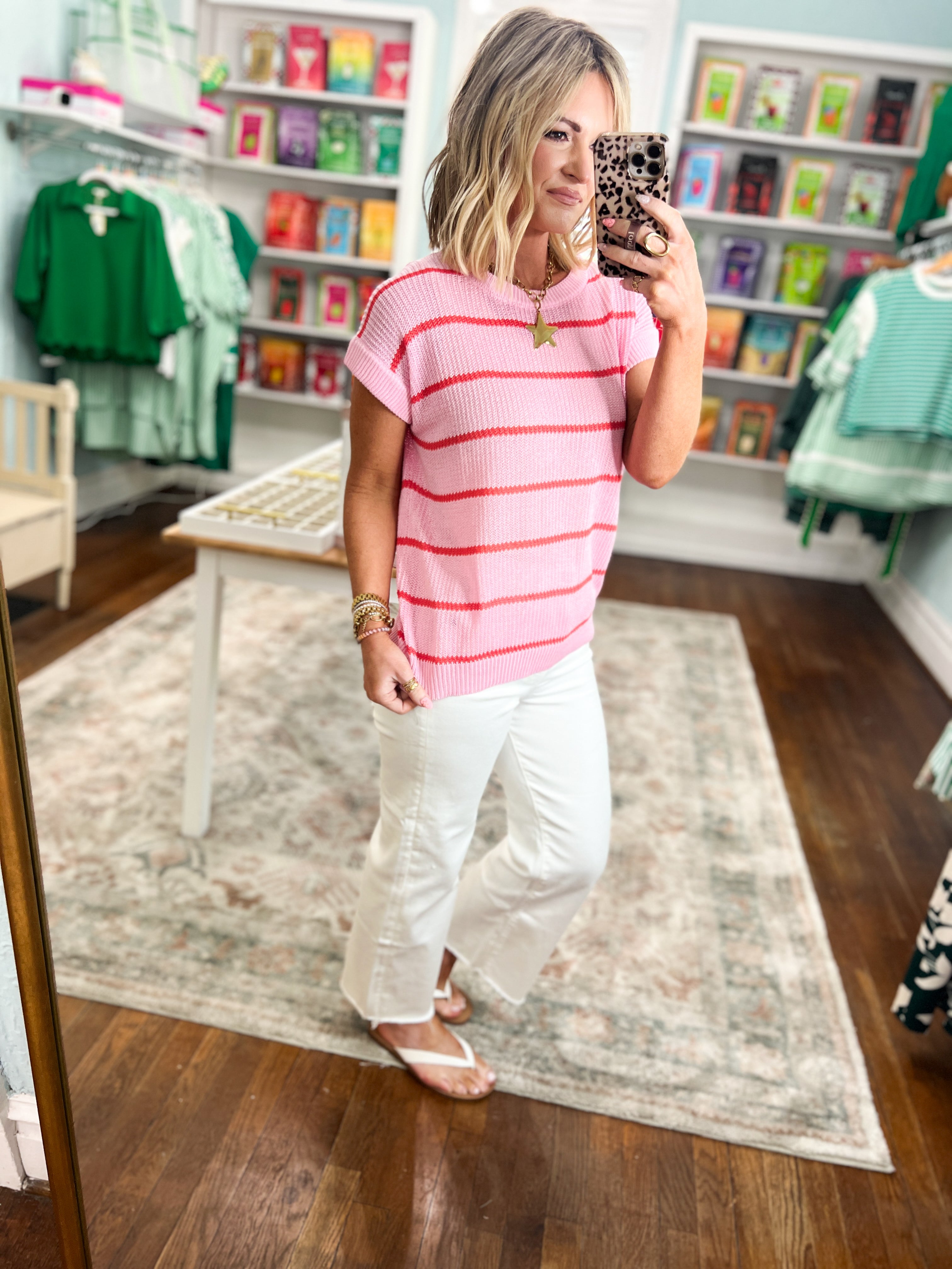 Main Attraction Striped Knit Sweater