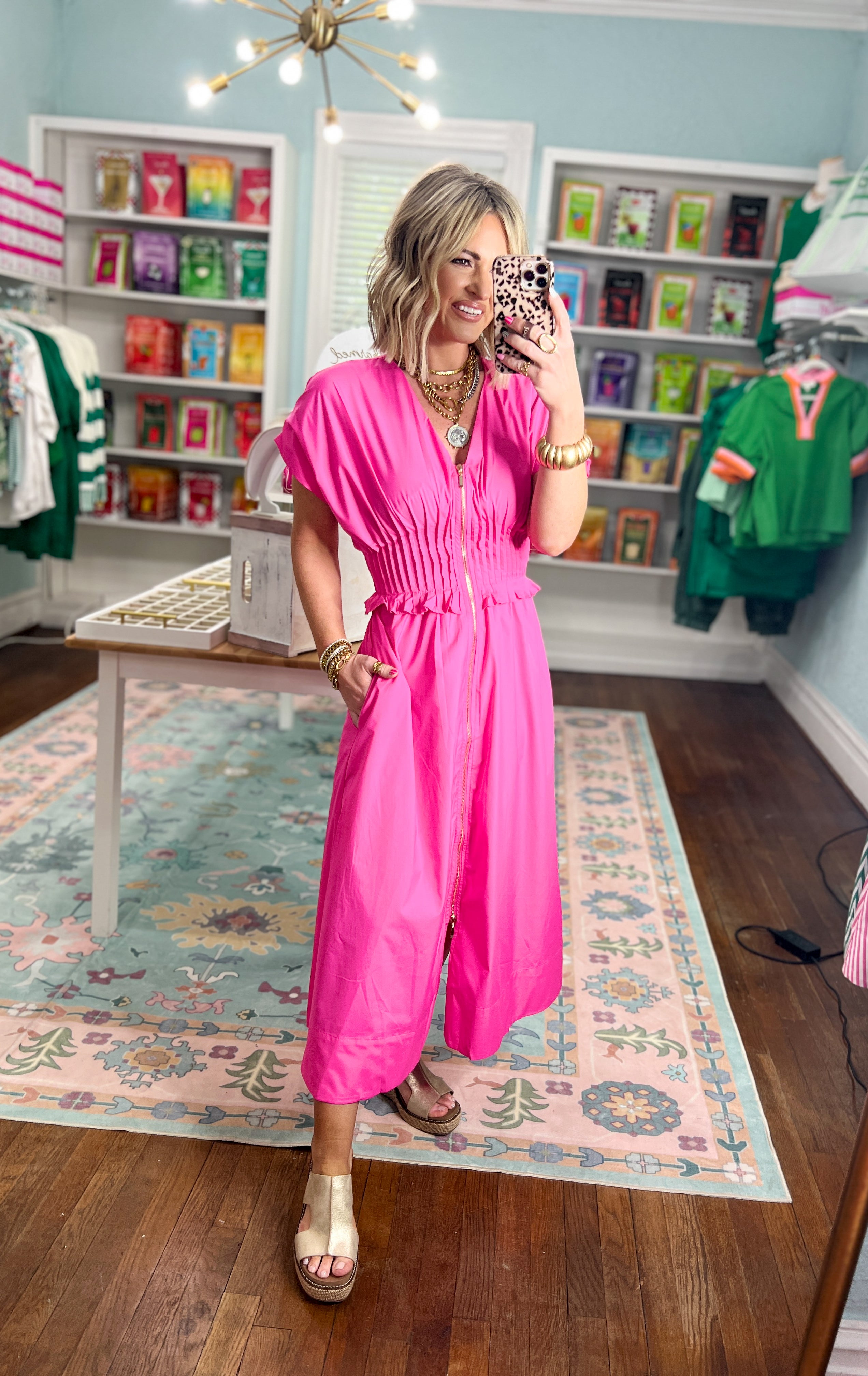 All the Charm Midi Dress