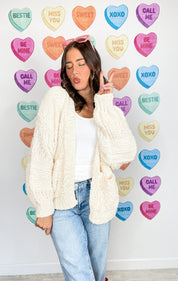 Dare to Dream Cardigan - Ivory