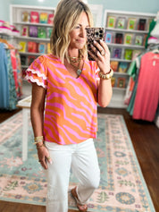 This and That V-Neck Top