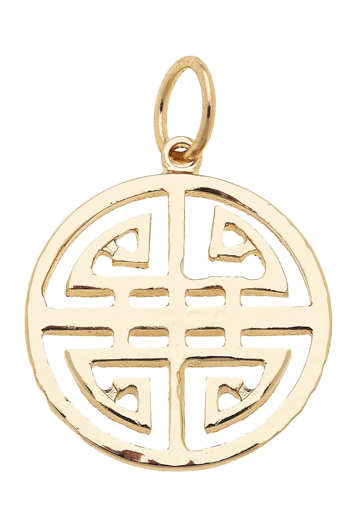 Charmed | Greek Keys Charm in Shiny Gold