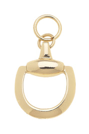 Charmed | Horsebit Charm in Shiny Gold