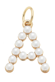 Charmed | Pearl Studded Letter Charms