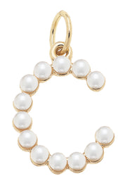 Charmed | Pearl Studded Letter Charms